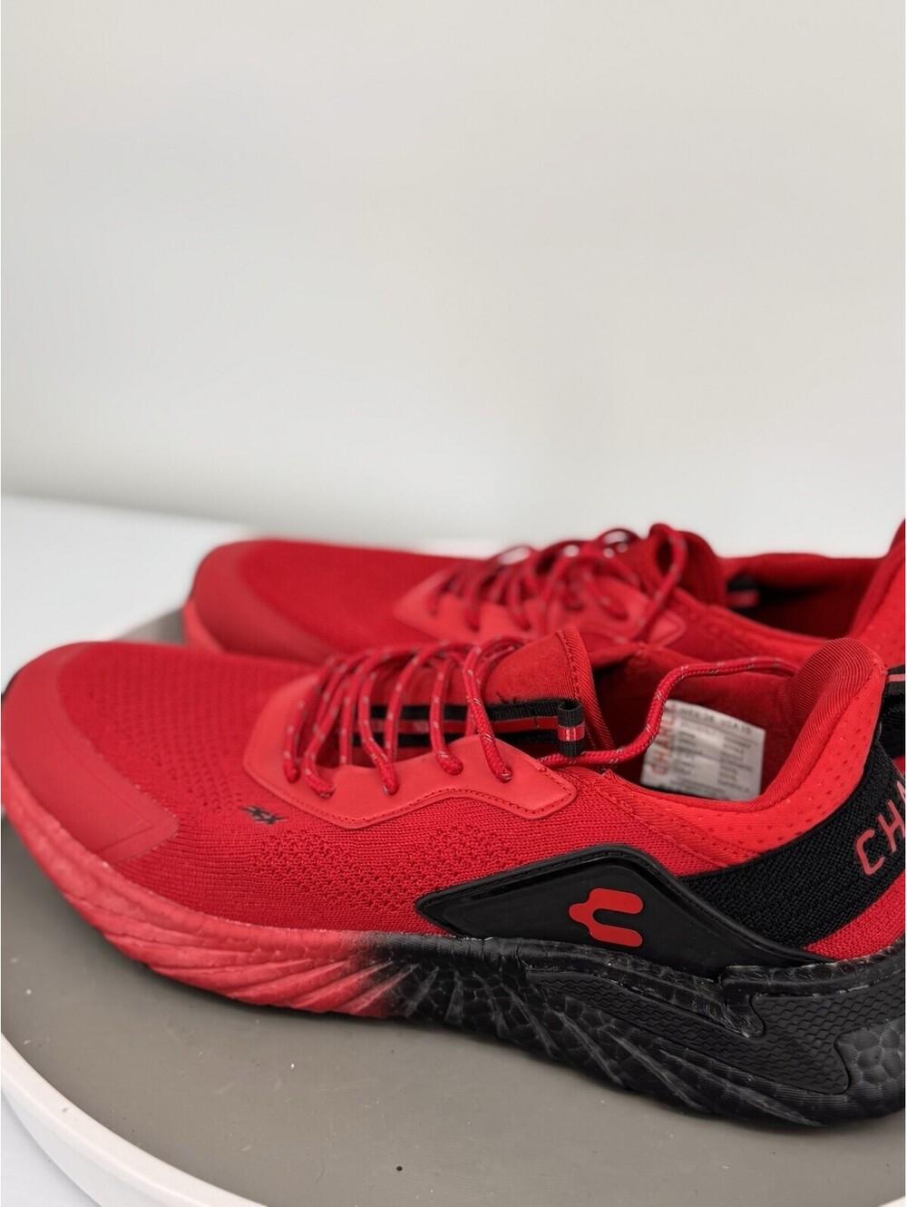 Charly PFX Running Shoes Red Black Size 10 Mens Athletic Sneakers Style 1029897